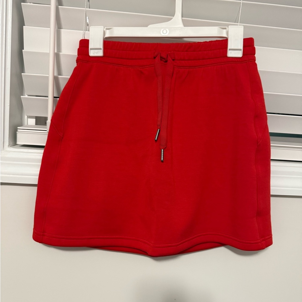 SPANX Red Mini Skorts for Casual Wear